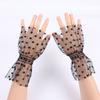 Fingerless Gloves Mesh Hollow Short Wrist Sleeves Mesh Party Festival Tull Sheer Fake Cuffs Dress Shirt Accessories