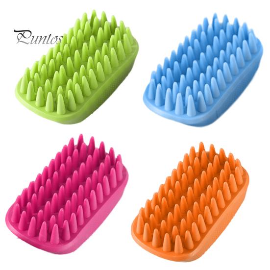 Щетка для ванны для домашних животных, успокаивающая массажная щетка для кошек, эффективная щетка для удаления шерсти собак, инструмент для ухода за животными, товары для домашних животных