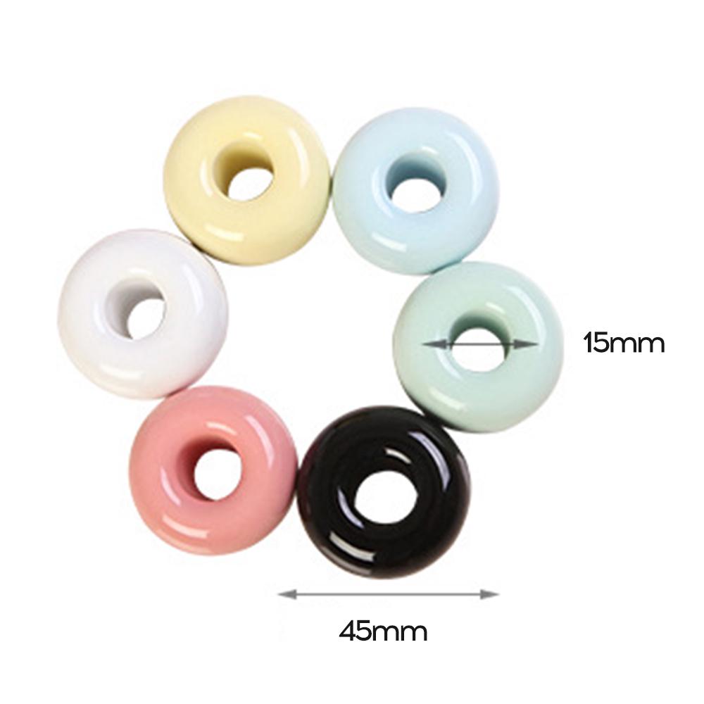 Simple Sweet Color Japanese Style Ceramic Material Toothbrush Base Pen Rack