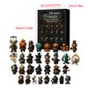 2025 Halloween Advent Calendar 31-Day Halloween Countdown Calendar with Collectible Eerie Figurines Surprise Box Halloween Gifts