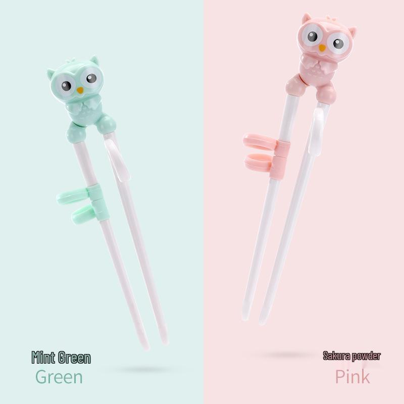 Tiger's Mouth Children's Training Chopsticks: Cartoon Design for Kids' Learning and Practice