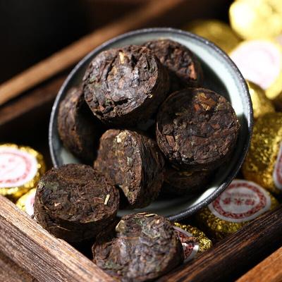 Чай Юньнань Пуэр с клейким ароматом Чай Сяо Туо с сильным ароматом выдержанный спелый чай 500 г