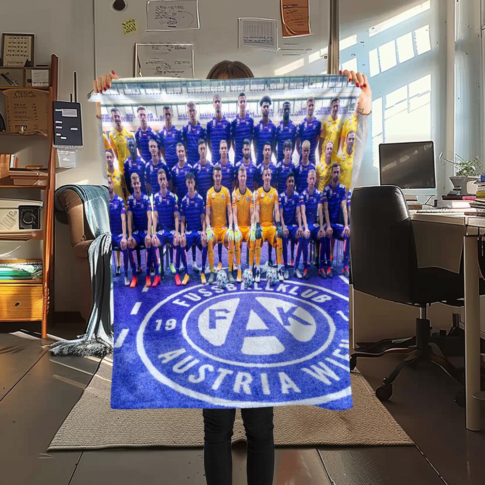 Austria Vienna,pattern Flannel Blanket, High quality Comfortable for All Seasons, Home Decor, Warmth and Comfort, Perfect for Gifts.