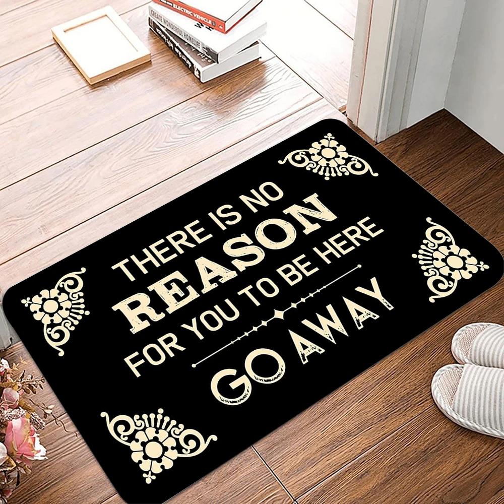 VIKAMA Fun Welcome Doormat Indoor & Outdoor Non-Slip Entrance Rug Living Room & Bedroom Floor Mat Home Decor