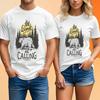 The Woods Are Calling Bear T-Shirt Hiking Nature Adventure Forest Tee Unisex