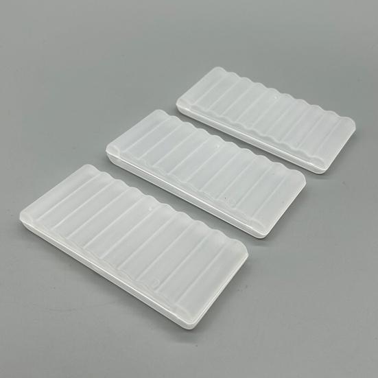 Прозрачный ящик для хранения батареек с крышкой, большая емкость, 10 слотов, компактный портативный органайзер для батареек типа АА, чехол для хранения