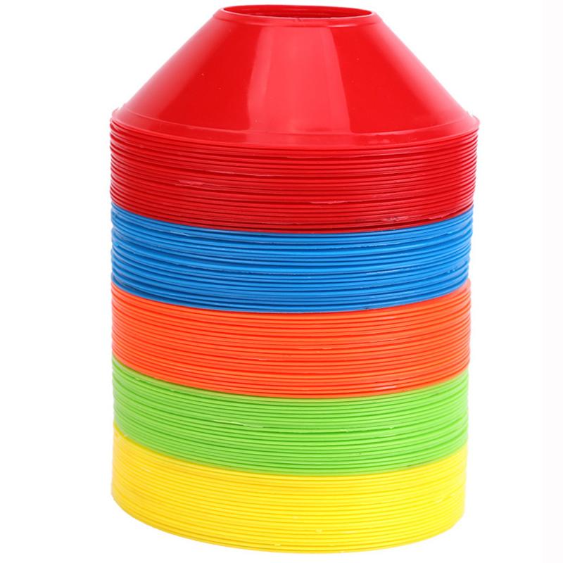 Набор из 10 конусов, футбольное тренировочное оборудование для детей, профессиональные дисковые конусы, упражнения на ловкость, преодоление препятствий, аксессуары для спортивных тренировок