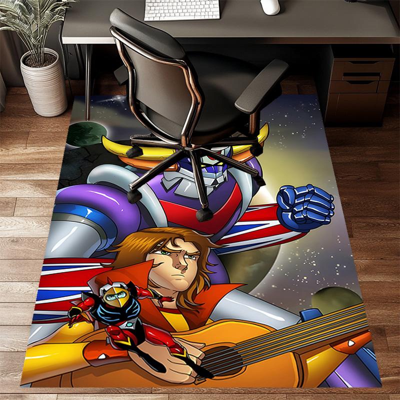 1pc UFO Robot Grendizer4 Design Printed Area Rug Carpet for Bedroom Living Room Home Decor Rugs Mat Non Slip Mat Rug for Bedside