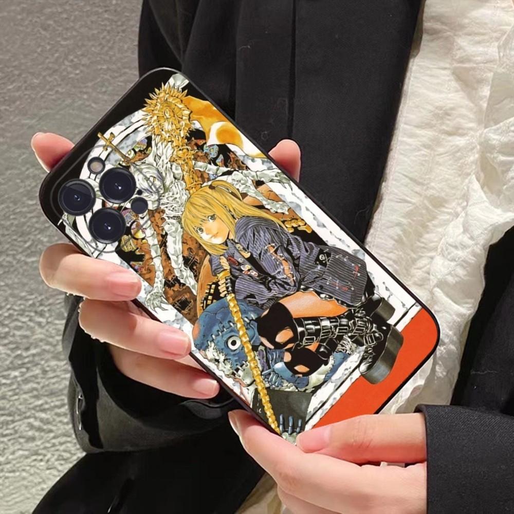 Чехол для телефона Death Note Ягами Лайт L Лоулайт Для iPhone 16 15 8 7 6 6S Plus X SE XR XS 14 11 12 13 Mini Pro Max