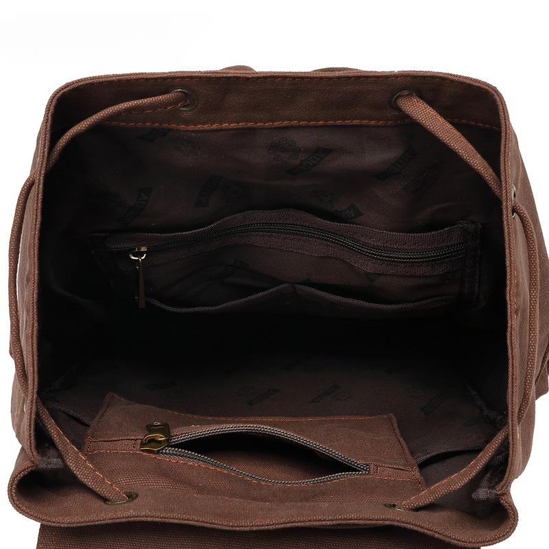 Мужской рюкзак в европейском и американском стиле в стиле ретро, ​​новая холщовая сумка на плечо, уличная дорожная сумка для компьютера, школьные ранцы для мальчиков, подарок на День отца