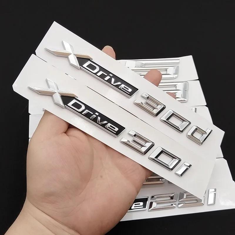 3D ABS XDrive 20d 23d 25d 30d 35d 40d 45d 50d 55d 20i 25i 30i GT X1 X3 X5 X6 Car Rear Trunk Emblem Sticker for BMW Accessories tu2