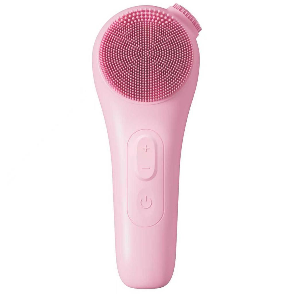 SHOmfrs Mini Electric Facial Cleansing Brush-Silicone Sonic Face Cleaner Deep Pore Cleaning Skin Massager for Household Car Use