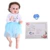 22in Rebirth Doll Simulation Baby Girl Lifelike Rebirth Doll Girl Full Body Washable Doll Real