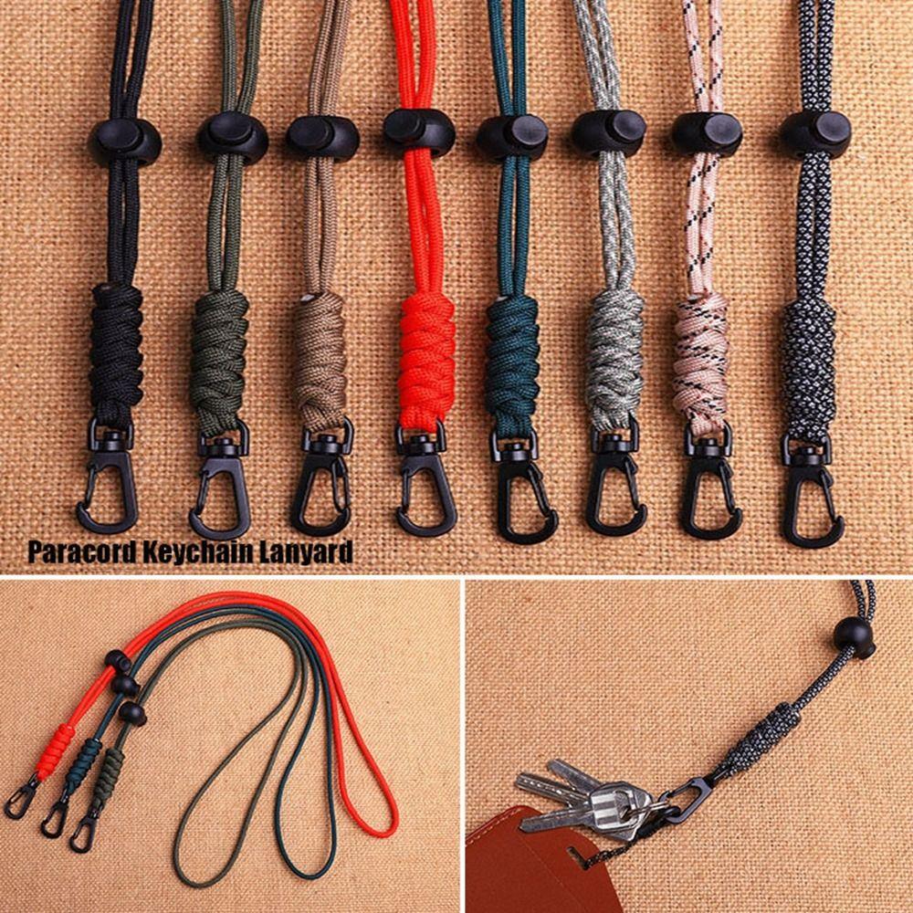 High Strength Lanyard Rotatable Buckle 8 Styles Emergency Survival Outdoor Tool