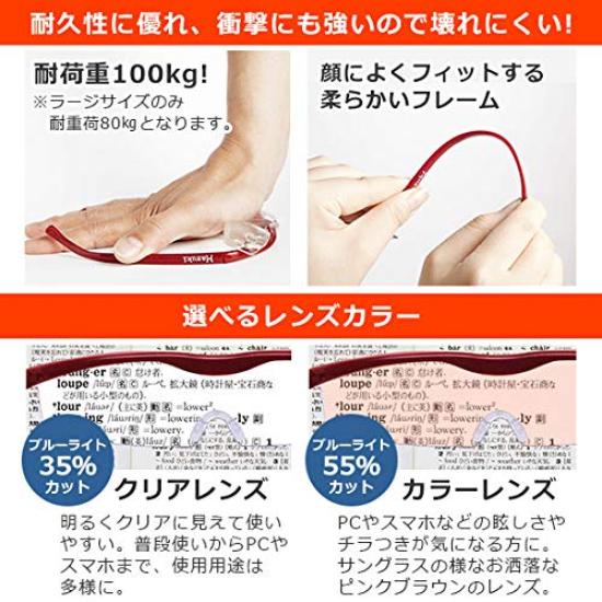 Hazuki Compact Clear Brown Лупа, 1,85-кратное увеличение, Линза,