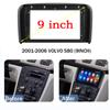 9-дюймовая автомобильная рамка адаптер панели приборов Canbus Box Android Radio Dash Panel Kit для Volvo S80 2001-2006