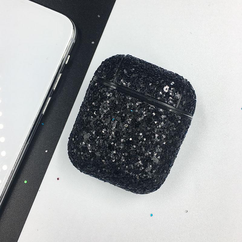 Bling Bling Гарнитура ПК Защитный чехол для Airpods 1 2 Bluetooth Наушники Защитный чехол для ПК Airpods