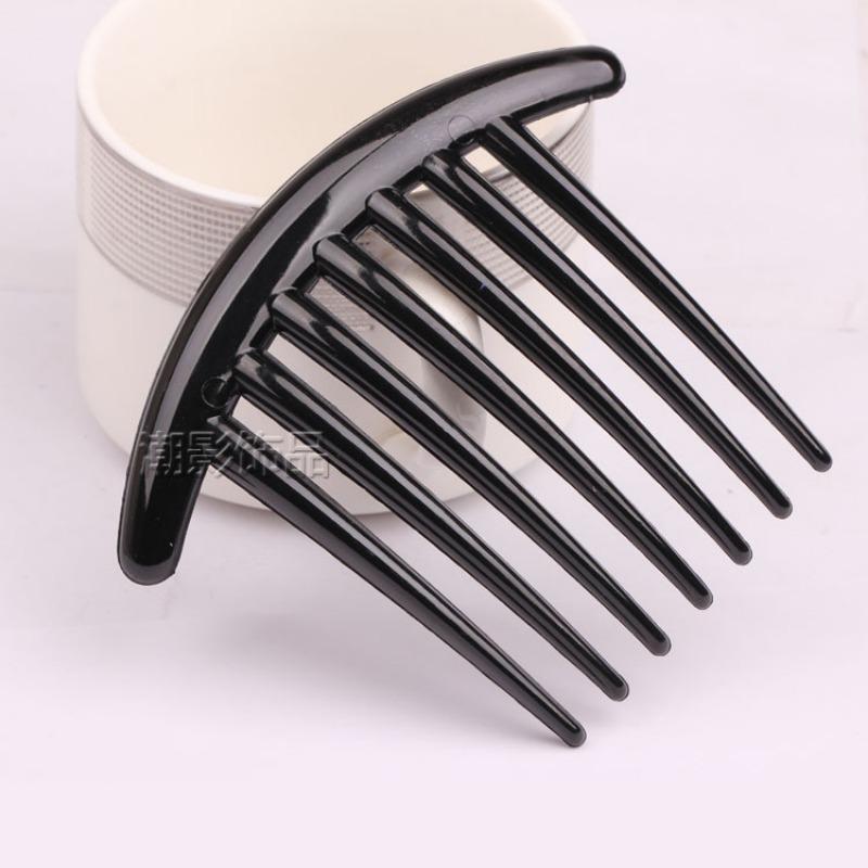 Plastic 7-tooth Hair Comb Accessories Comb Hair Accessories Long-toothed Updo Hair CombUpdo Hair SetHair Accessories