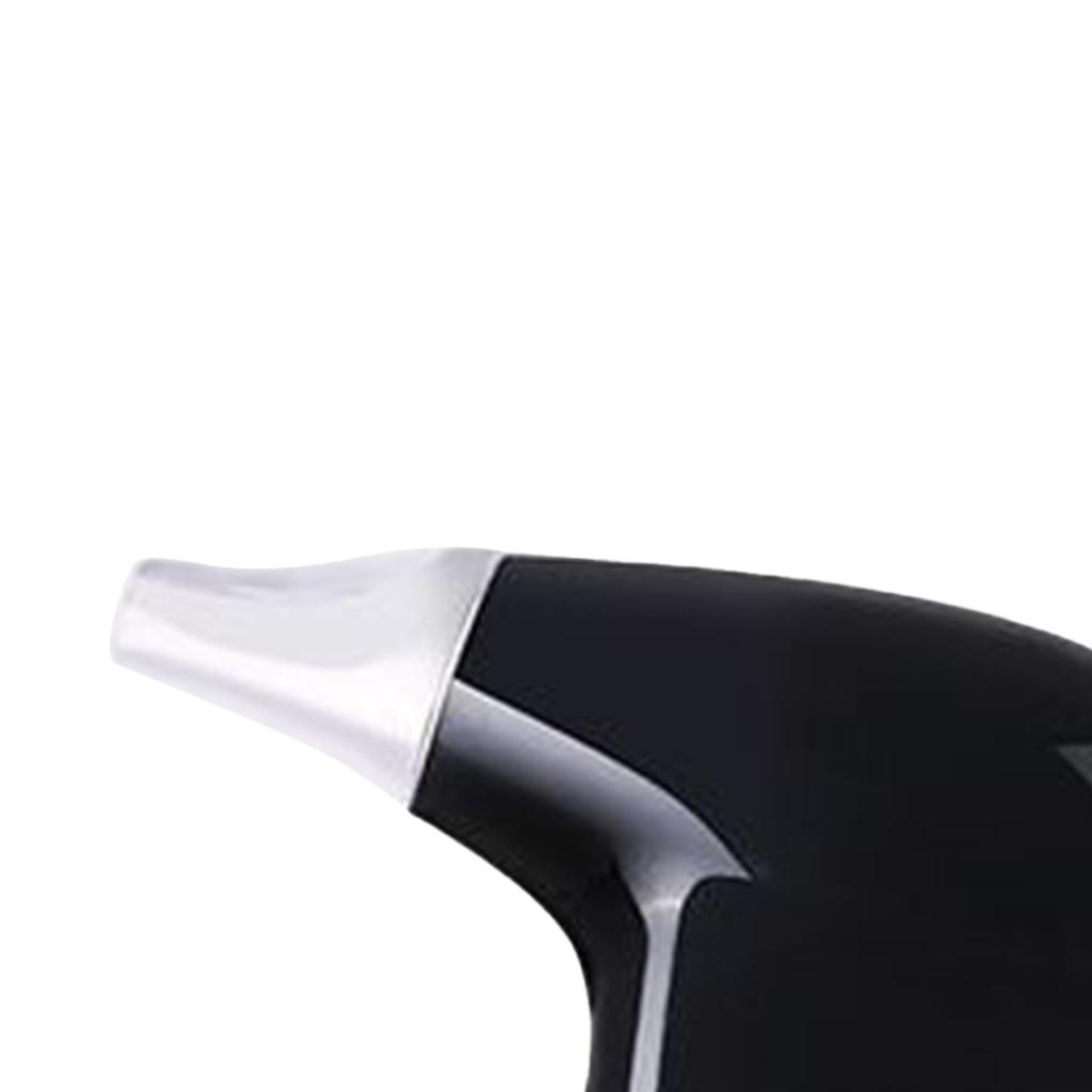 Черный портативный чувствительный высокоточный алкотестер с выдувом воздуха с 5