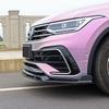 Подходит для 2022 Volkswagen Tiguan L R-Line Передний сплиттер Спортивный лип-спойлер