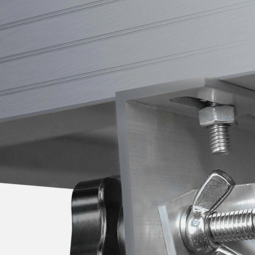 Регулируемая рама для плоской крыши из сплава, фотоэлектрический кронштейн, портативные кронштейны с регулируемым углом наклона для солнечных панелей Renogy