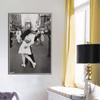 Постер с победой и принтом, винтажное искусство, черно-белая фотография, холст, картина, нью-йоркская настенная картина, украшение для дома