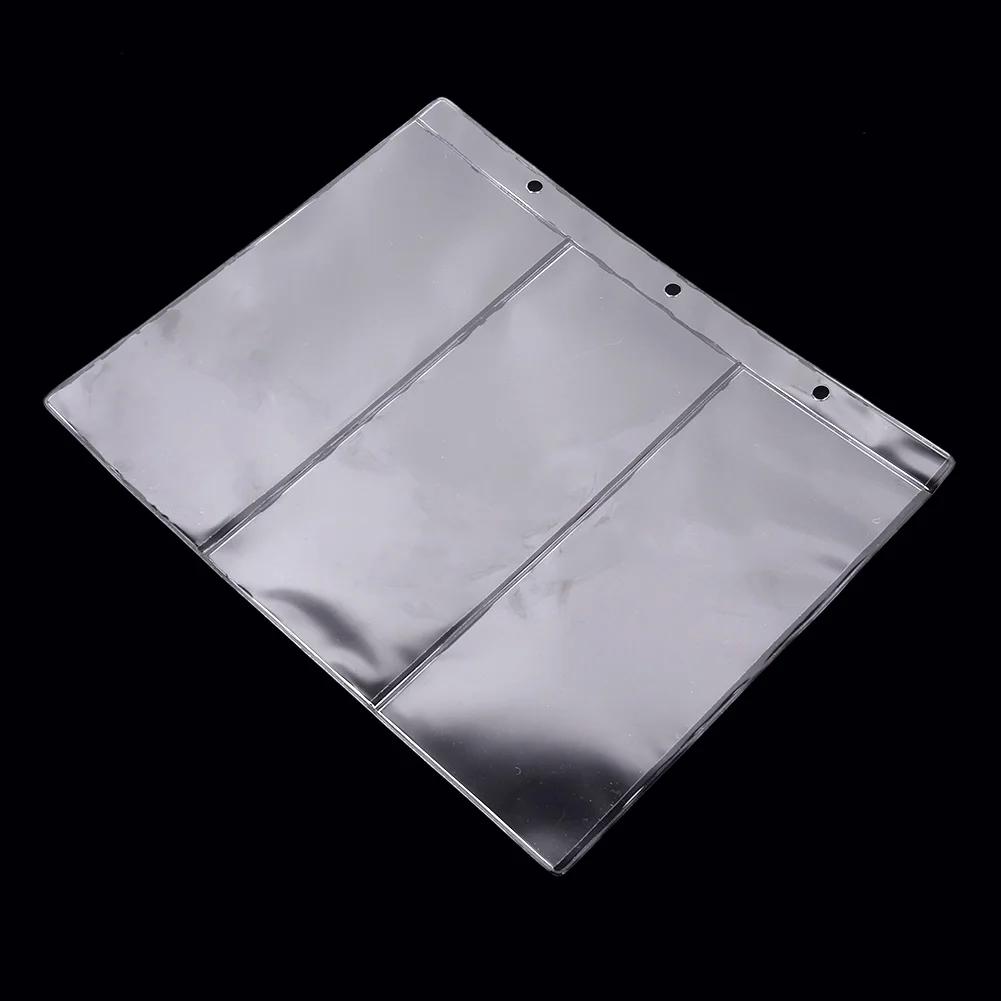 Альбом из ПВХ-бумаги для денег Прозрачные аксессуары Портативные папки Держатель для банкнот Коллекция валюты Удобный