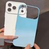Роскошный градиентный чехол-бампер 2-в-1, конфетный чехол для iPhone 17 16 15 14 13 Pro Max, ударопрочный, макаронные цвета, простой, бронированный, прочный чехол