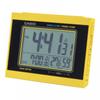 Casio Alarm Clock Radio Digital Double Alarm Temperature Humidity Calendar Display Yellow DQD-5000J-9JF