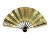 Kyoto Dance 9 5 Made In Black Painted Double For Japanese Dance Boxed Fan, Fan, Fantasy, Gold, Cm, Minutes, Japan, Kyoto, Bone, Sided, Dance, Dance,