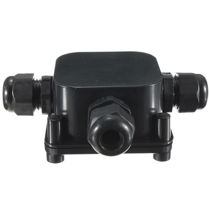 IP68 Электрический кабель Водонепроницаемый разъем Уличный Т-образный трехходовой распределительный ящик