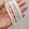 1Strand Natural Freshwater Shell Beads White Rectangle Isolation Beads For Jewelry Making DIY Necklace Earrings Bracelet Beads Accessories