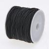 24 м черная эластичная эластичная линия, круглый шнур для бисера, веревка, катушка с нитью