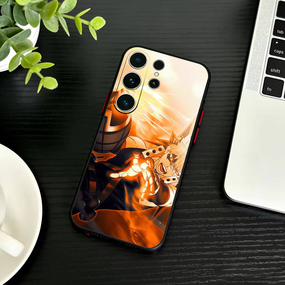 Чехол для телефона Katsuki Bakugo p-Hero Academia Для Samsung S26,S25,S24,S23,S22,S21,S20,Plus,Fe,Lite,Другие Черный Чехол