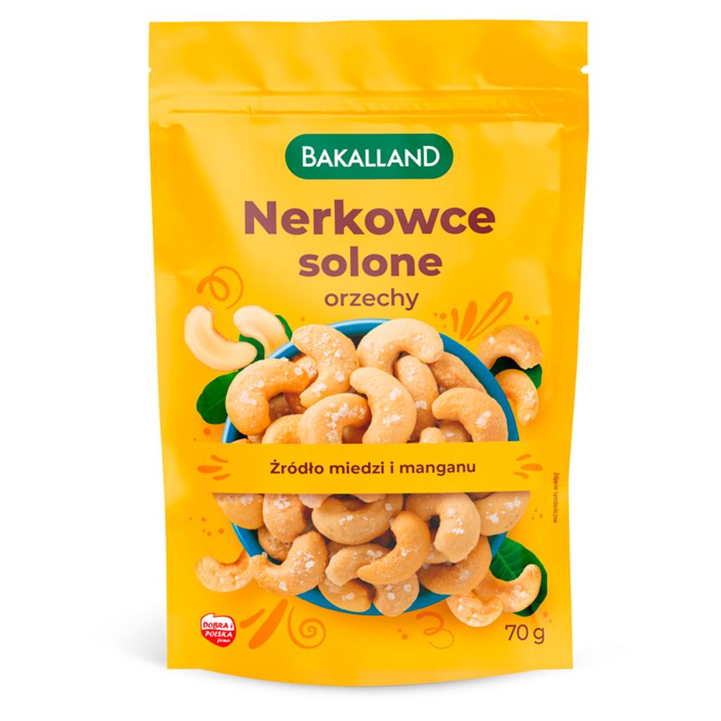 Bakalland lightly salted cashew nuts 76 g
