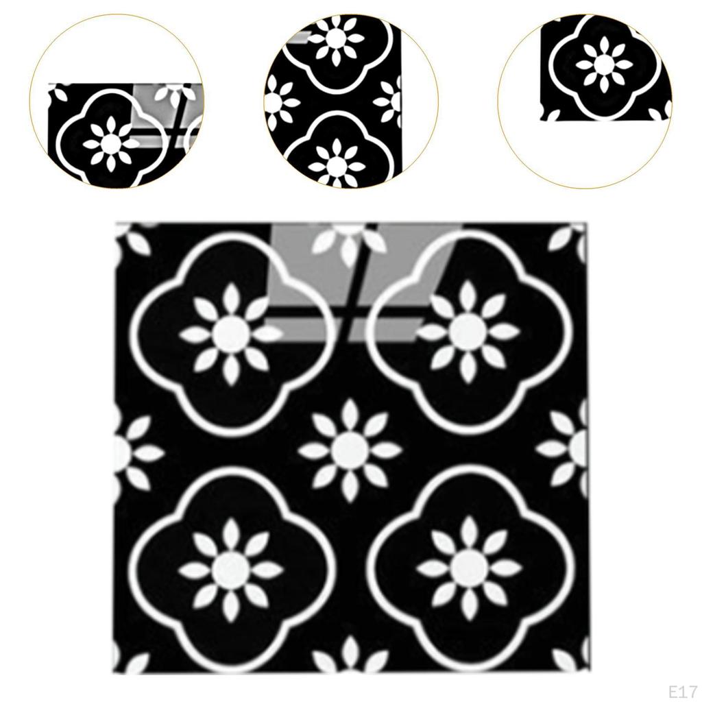 Backsplash Wall Tile Sticker Imitation Marble PVC Modern Panel Wallpaper for