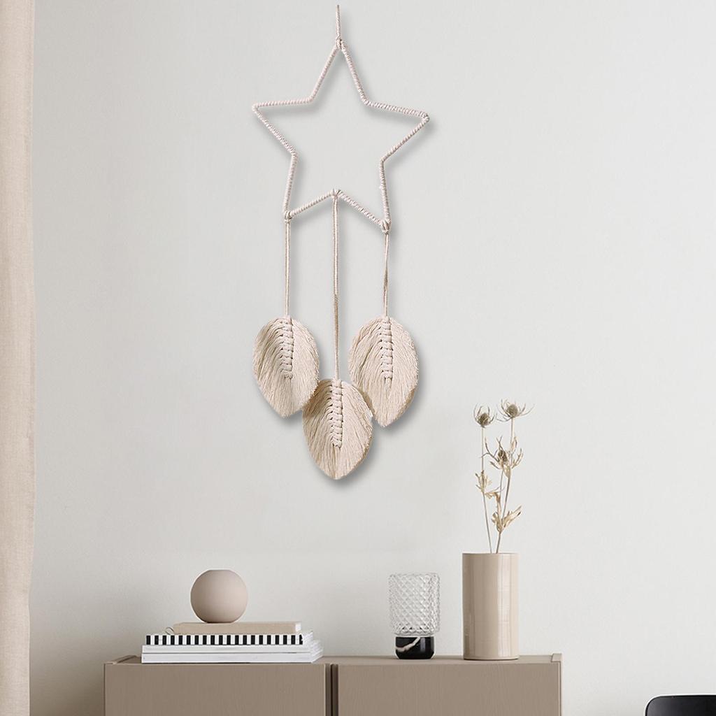 Bohemian Macrame Wall Hanging Tapestry Handmade Handcrafted Art Decor Decoration