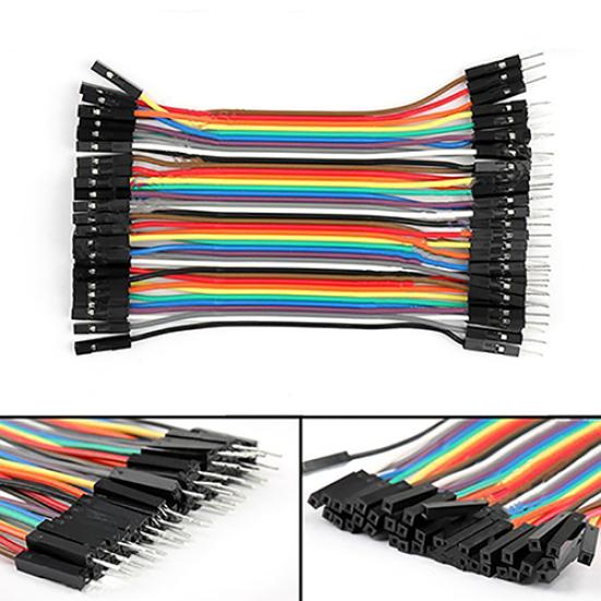 40 шт./Ряд 10 см M-M M-F F-F Провода Dupont Перемычки для макетной платы Arduino