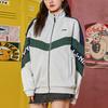 Li Ning Logo Casual Stand Collar Sports Jacket Unisex Jacket Micro-Crystal-Gray AWDPA41-10