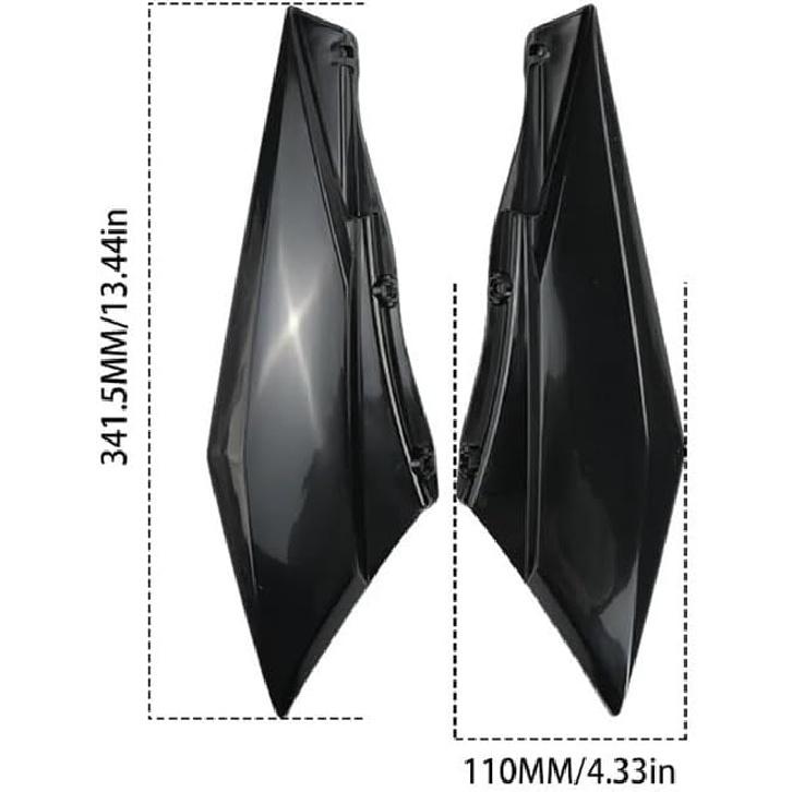 Motorbike Splash Mudguard Side Mudguard Second-Generation Longer Rear Mudguards Black for Light Bee X/S for eRide Pro SS 3.0 Electric Bike