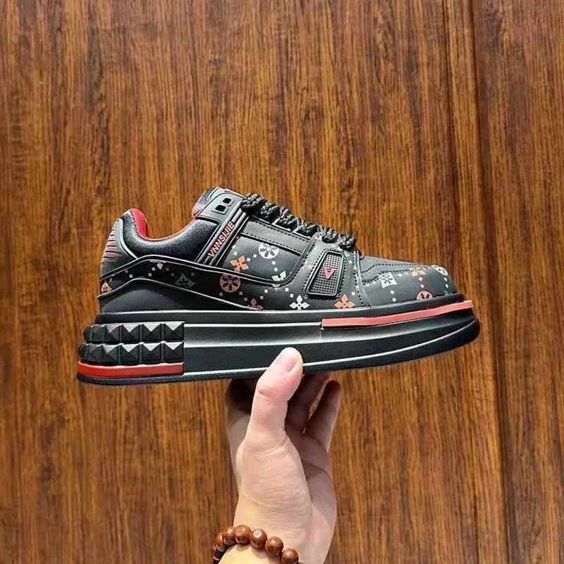 2025 Новая мужская обувь для доски, кроссовки, обувь для скейтборда, повседневная обувь Классическая для ежедневной носки Модная Элегантная Легкая Нескользящая Амортизирующая