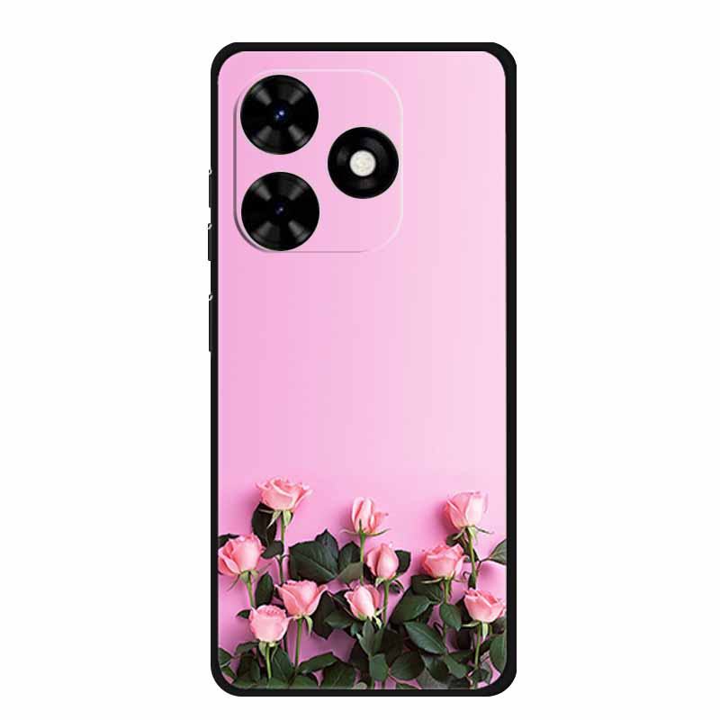Чехол для Tecno Spark Go 2024 Животные Расписной ТПУ Силиконовый Мягкий Чехол для Телефона для Spark Go2024 BG6 Защитный Волк Ударопрочный Para