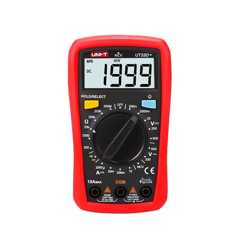 UNI-T UT33D+/UT33C+ Цифровой и умный портативный мультиметр-измеритель емкости