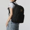 New PUMA Nylon Backpack Unisex Black & Gold 090568-02
