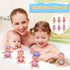 Swimmer Baby Doll Waterproof Simulation Swimming Doll with Movable Joints Removable Swimsuit Non-Toxic Baby Doll for Kids Pool Bath Time