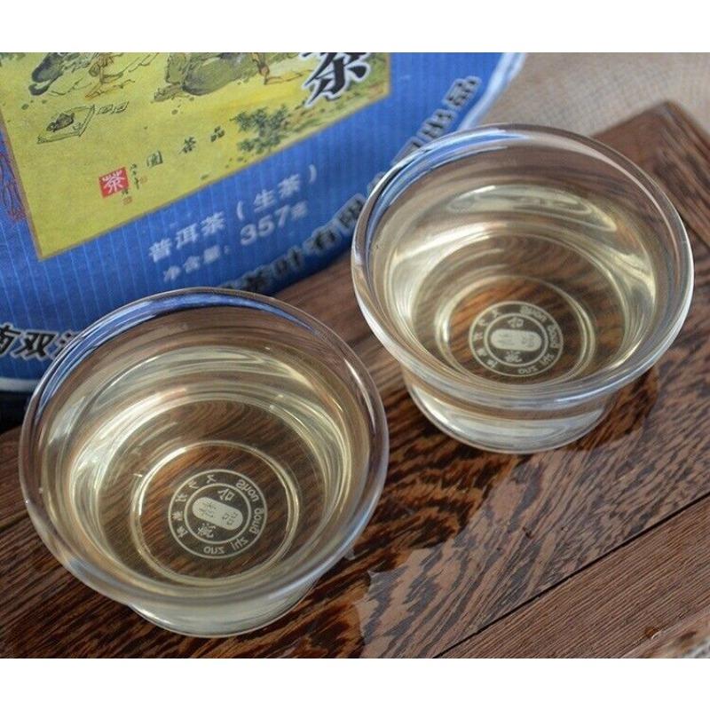 Чай Mengku Old Tree Чайный район Линцанг Qizi Cake Чай Пуэр Сырой Пуэр 357г