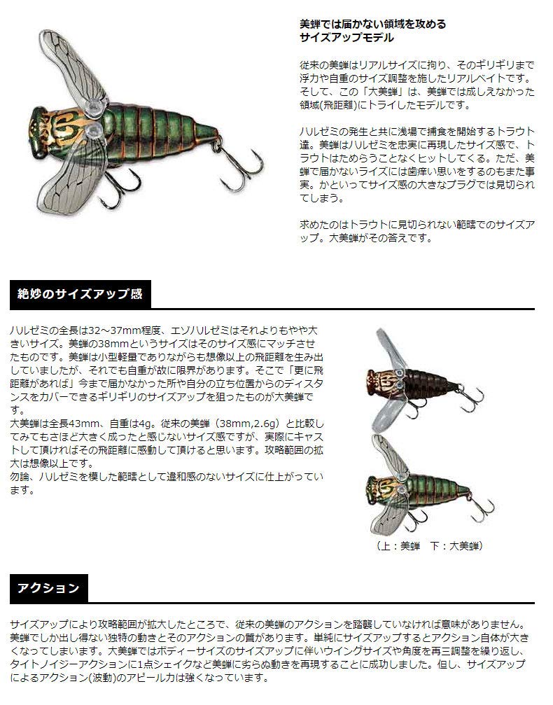 SMITH LTD Lure Omi Semi 31 Haruzemi Short No.