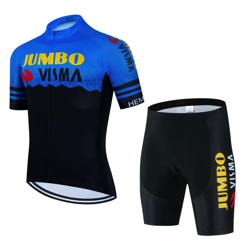 Jumbo hot-selling summer cycling suit short-sleeved suit men's and women's bicycles road bike mountain bike sports suit