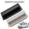 RV Range Hood Vent Cover Caravan Motorhome Trailer Side Air Vent with Screws Camper Side Wall Vents Motorhome Camper Accessories