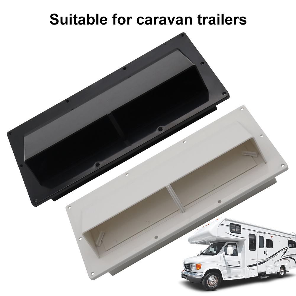 RV Range Hood Vent Cover Caravan Motorhome Trailer Side Air Vent with Screws Camper Side Wall Vents Motorhome Camper Accessories